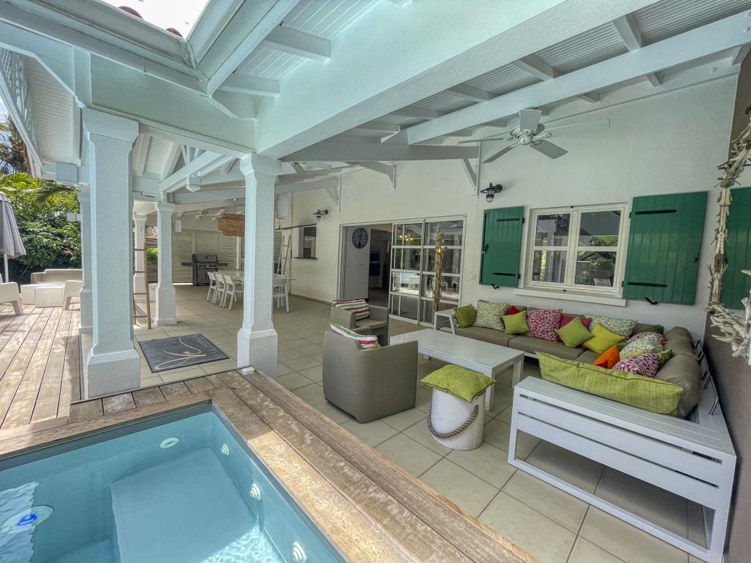 A-louer-Villa-au-hamak-Saint-François-Guadeloupe - Terrasse