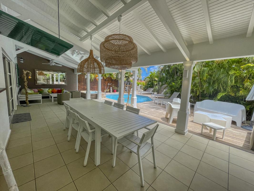 A-louer-Villa-au-hamak-Saint-François-Guadeloupe - Terrasse