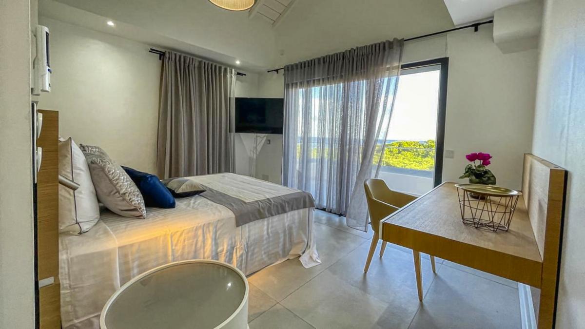 A louer Villa pied dans l'eau Saint François Guadeloupe - Chambre
