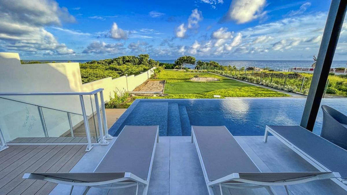 A louer Villa pied dans l'eau Saint François Guadeloupe - Vue mer