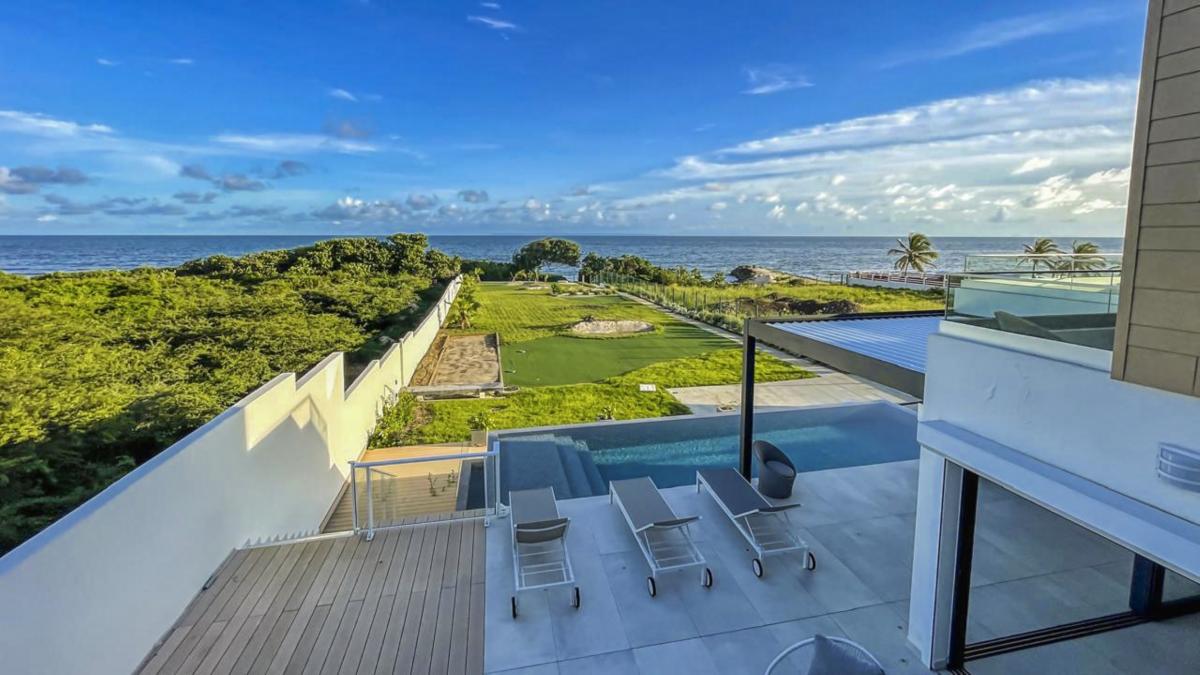 A louer Villa pied dans l'eau Saint François Guadeloupe - Vue mer