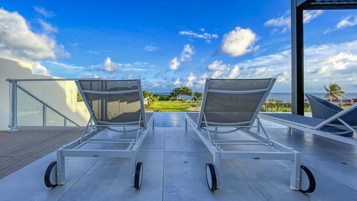 A louer Villa pied dans l'eau Saint François Guadeloupe - Vue mer