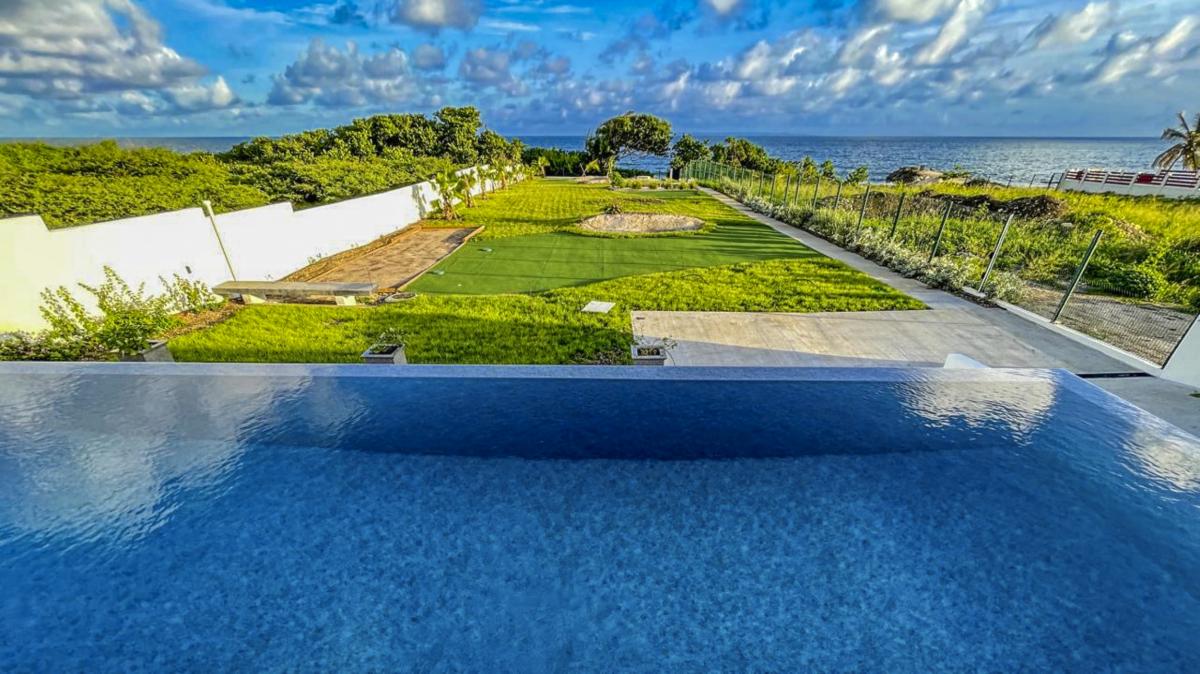 A louer Villa pied dans l'eau Saint François Guadeloupe - Vue mer