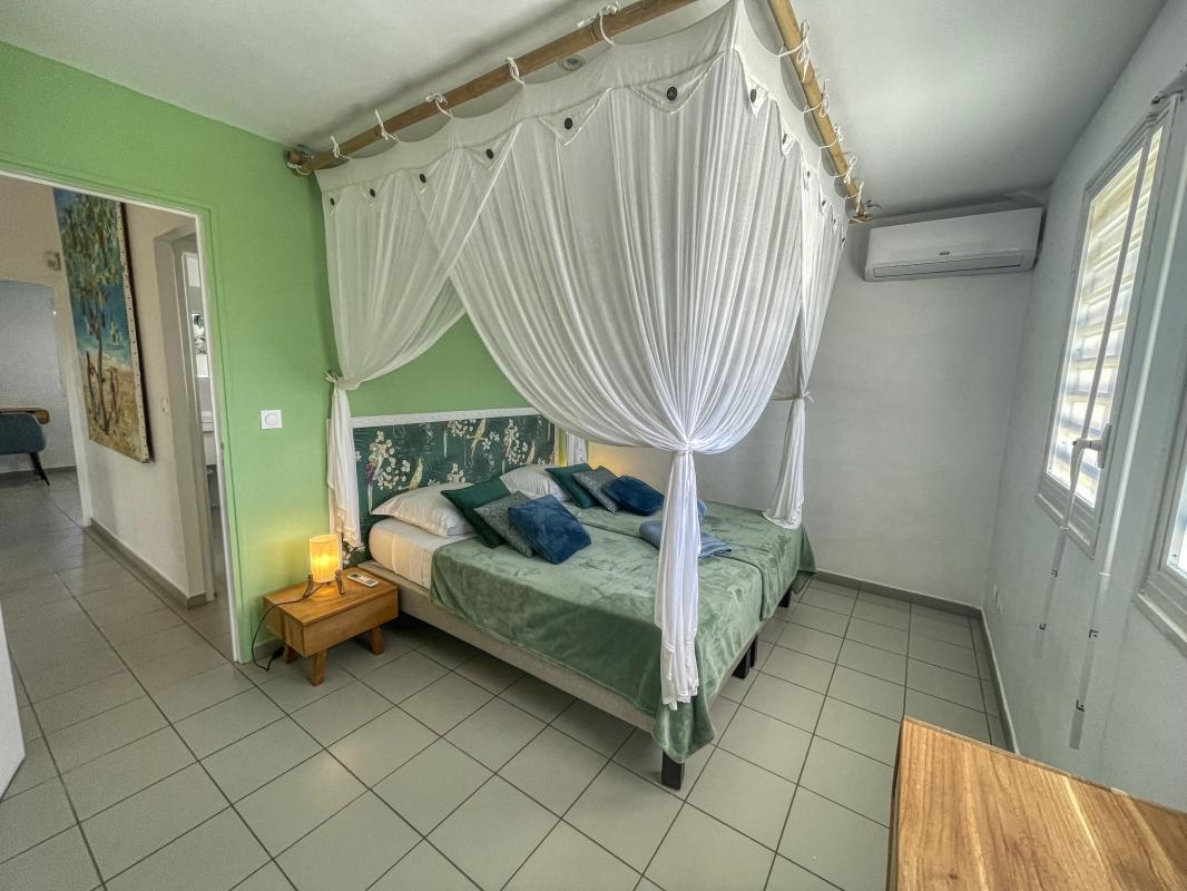 Location villa acces plage Saint François Guadeloupe - Chambre 3 ETAGE