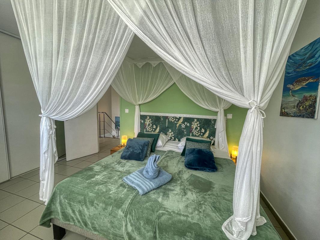 Location villa acces plage Saint François Guadeloupe - Chambre 3 ETAGE