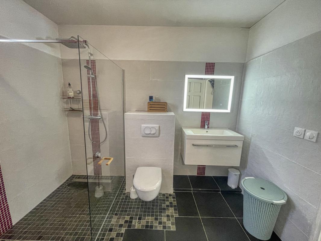 Location villa accès plage Saint François Guadeloupe - Chambre RDC