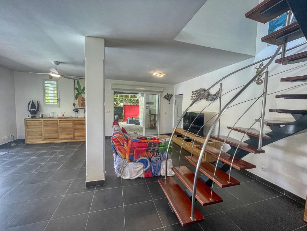 Location villa accès plage Saint François Guadeloupe- salon