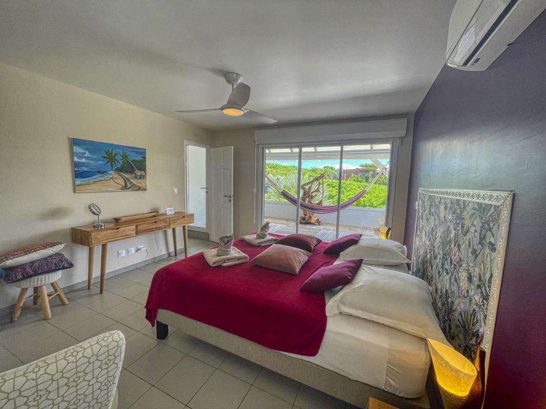 Location villa accès plage Saint François Guadeloupe - Suite Parentale ETAGE