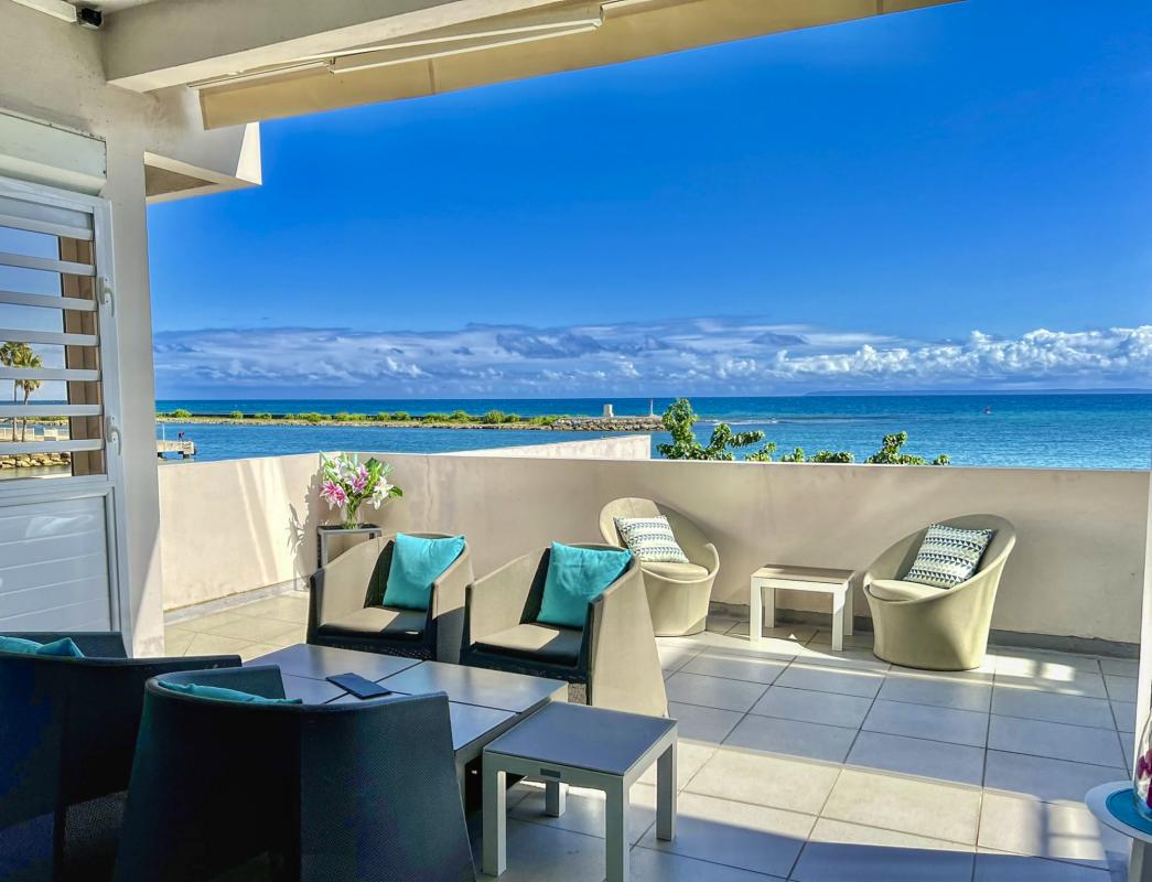 A louer appartement Saint François Guadeloupe-terrasse