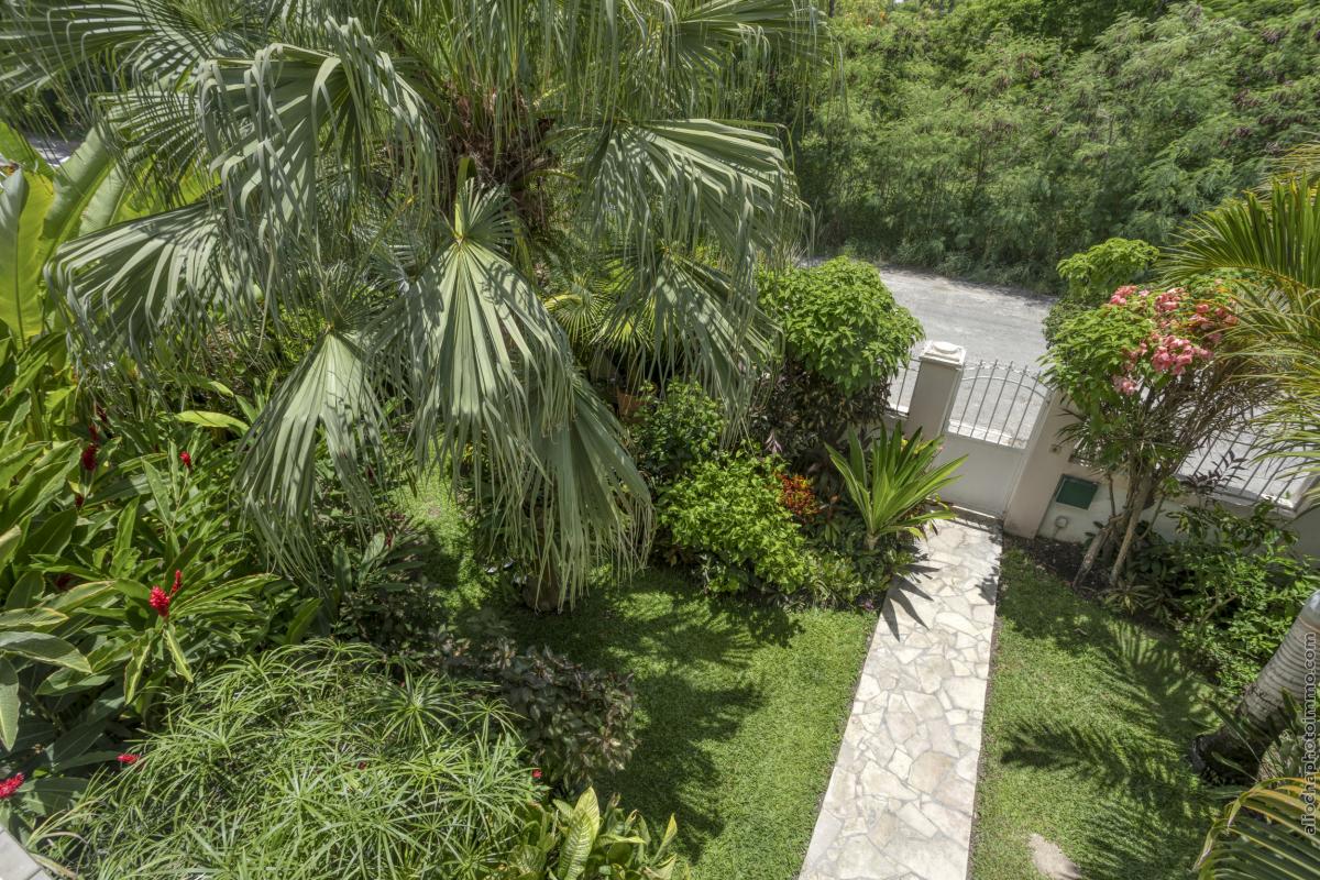 Location villa pied dans l'eau Saint François Guadeloupe_vue du ciel