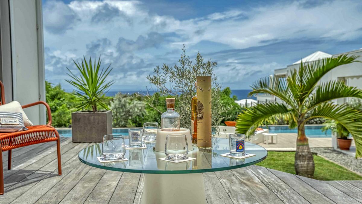 A-louer-villa-4-chambres-Saint-François- Terrasse Suite Parentale