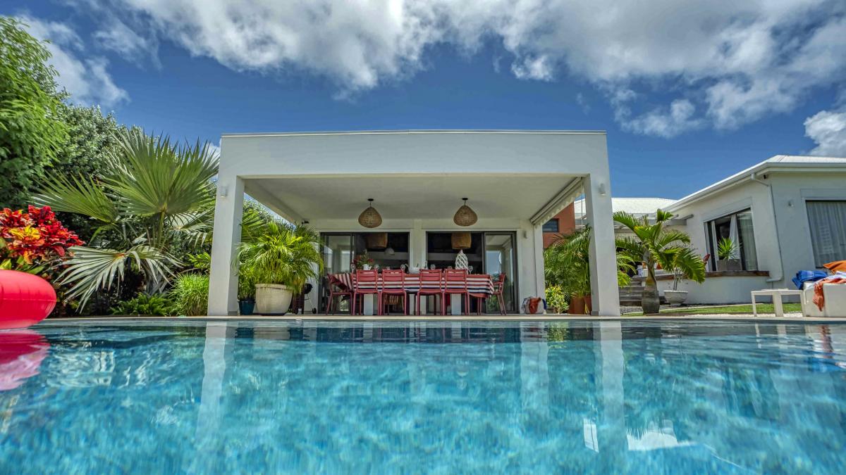 A louer villa piscine Saint François Guadeloupe_terrasse