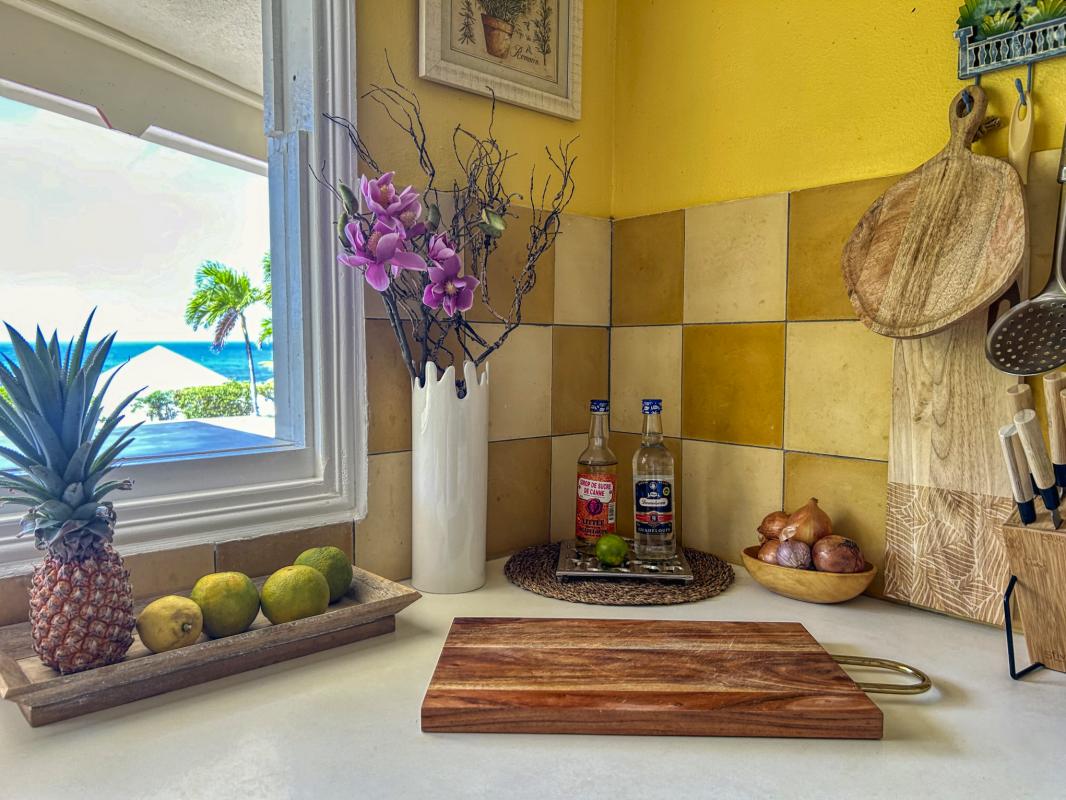A louer villa vue mer Saint François Guadeloupe - Cuisine