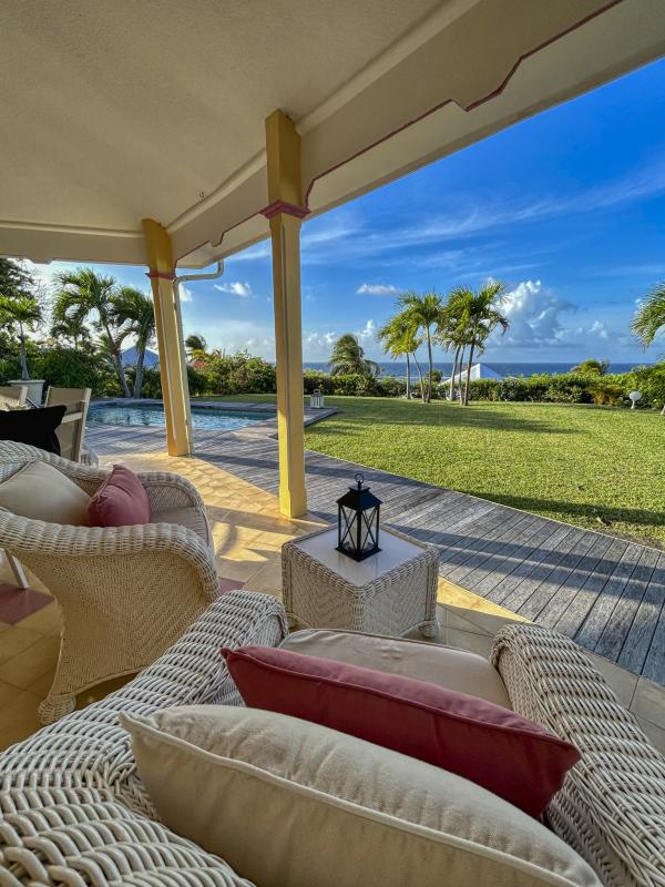 A louer villa vue mer Saint François Guadeloupe - Terrasse