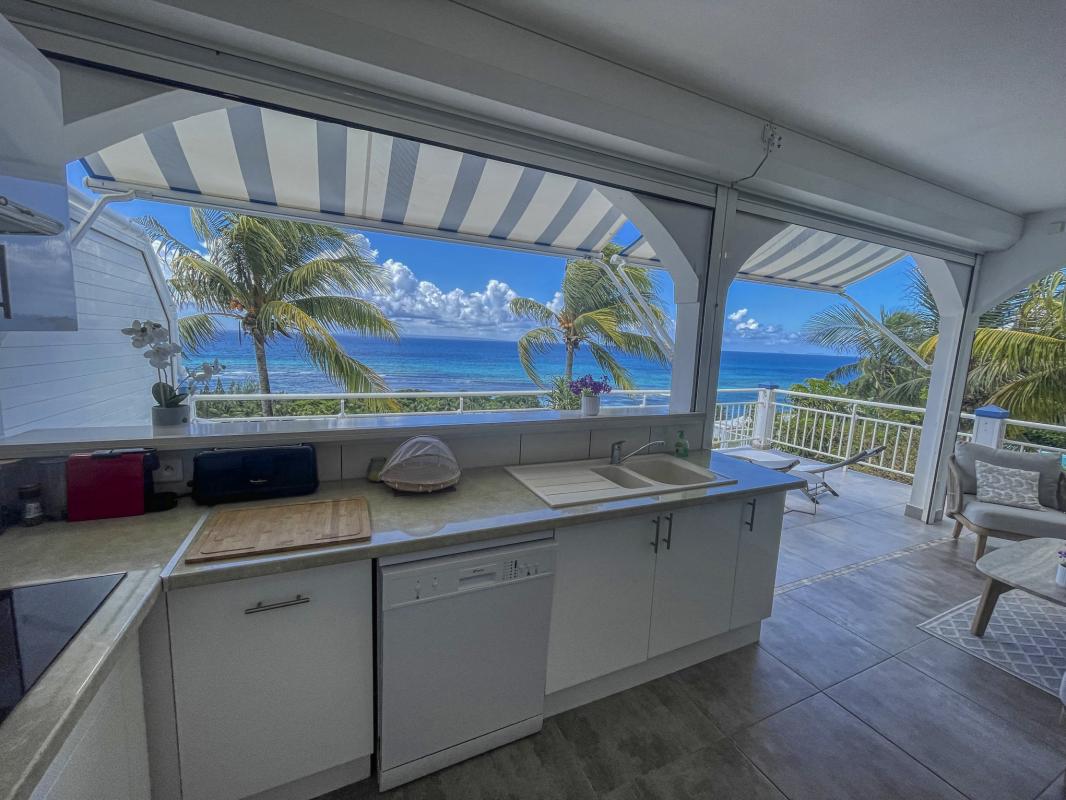 Location Duplex 4 personnes vue mer Saint François Guadeloupe_cuisine