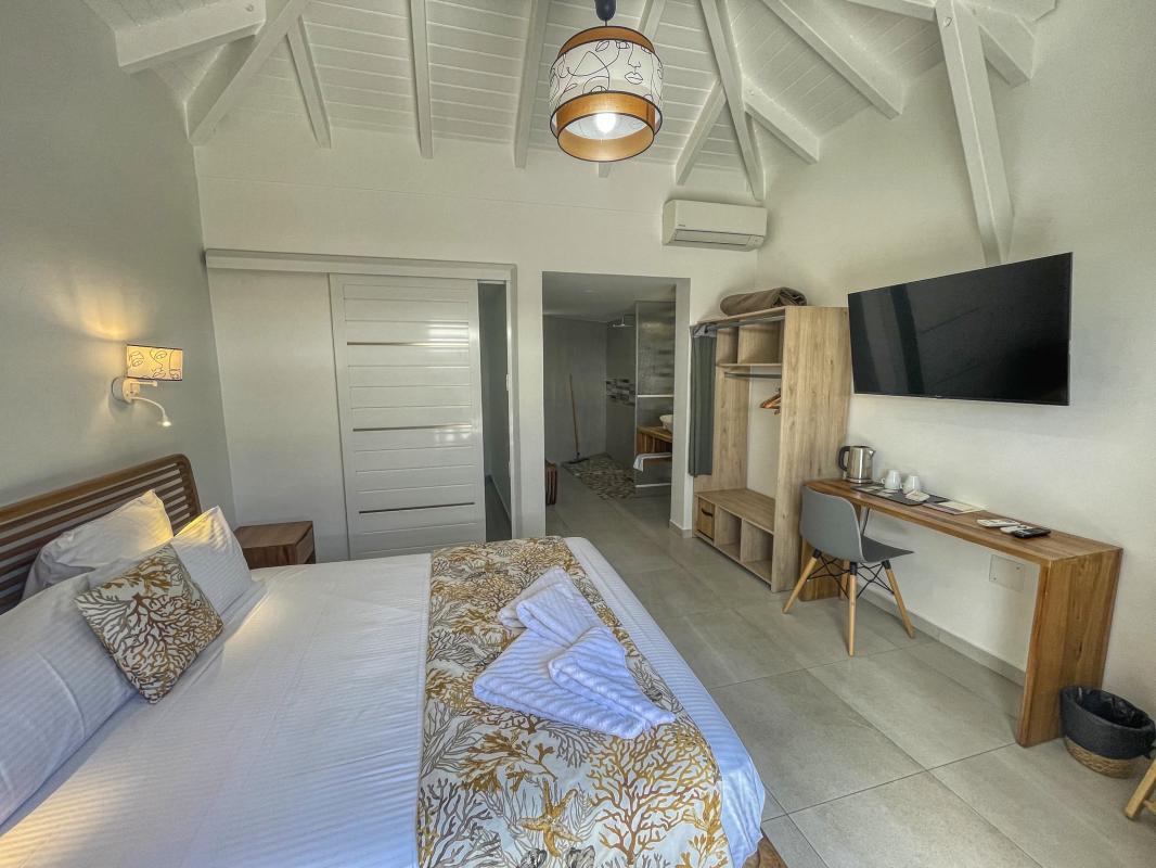 Location villa piscine Saint François Guadeloupe_chambre 1
