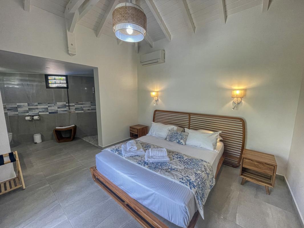 Location villa piscine Saint François Guadeloupe_chambre 1