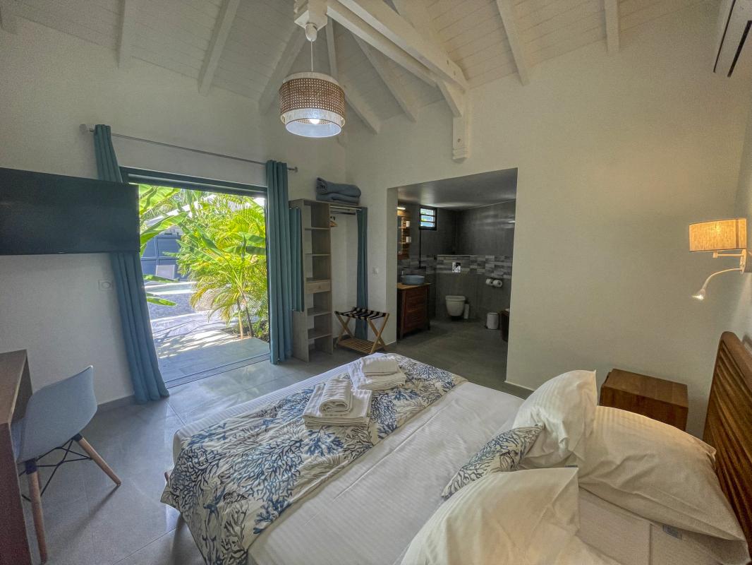 Location villa piscine Saint François Guadeloupe_chambre 1