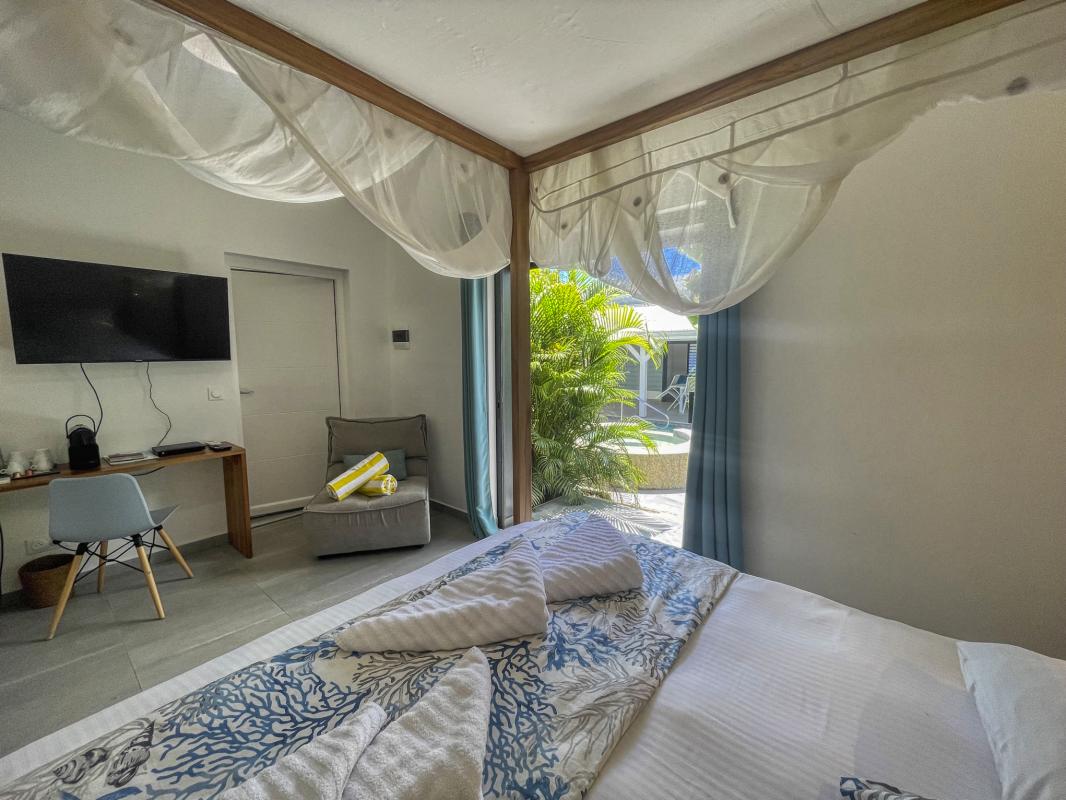 Location villa piscine Saint François Guadeloupe_chambre 3