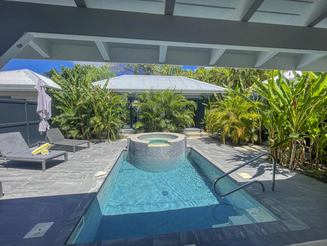 Location villa piscine Saint François Guadeloupe_piscine