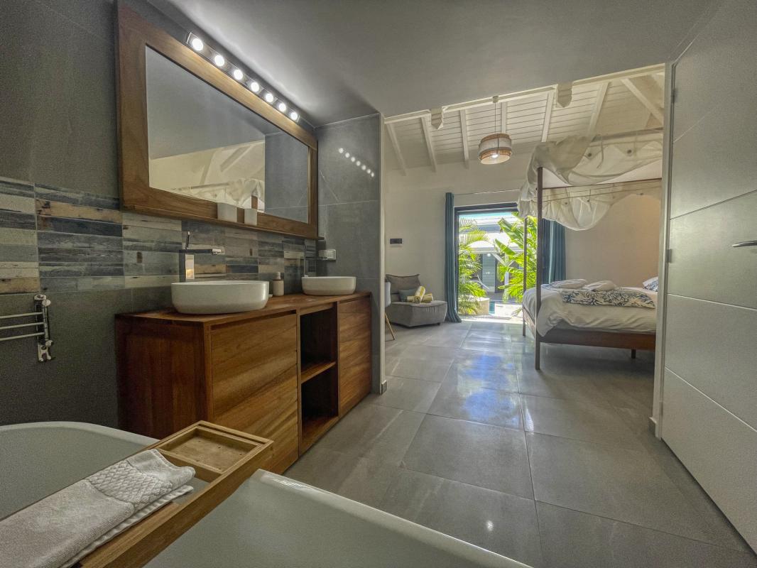 Location villa piscine Saint François Guadeloupe_sdb 3