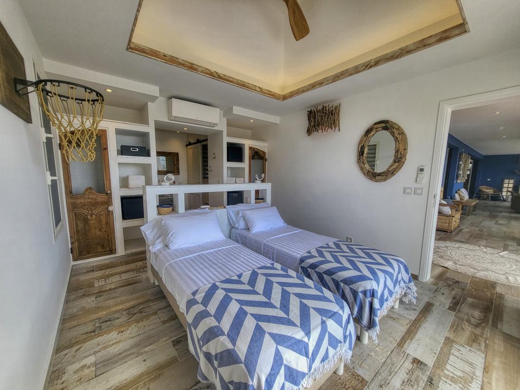 Location villa piscine vue mer Saint François Guadeloupe_chambre 2