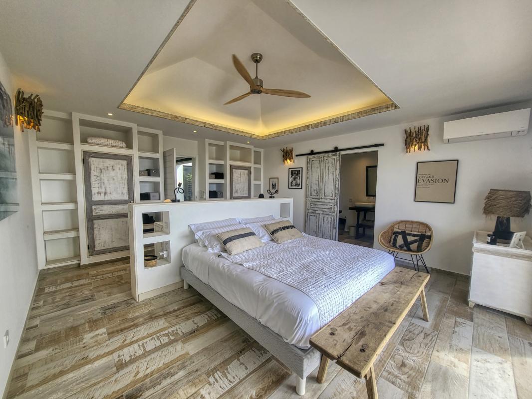 Location villa piscine vue mer Saint François Guadeloupe_chambre 3