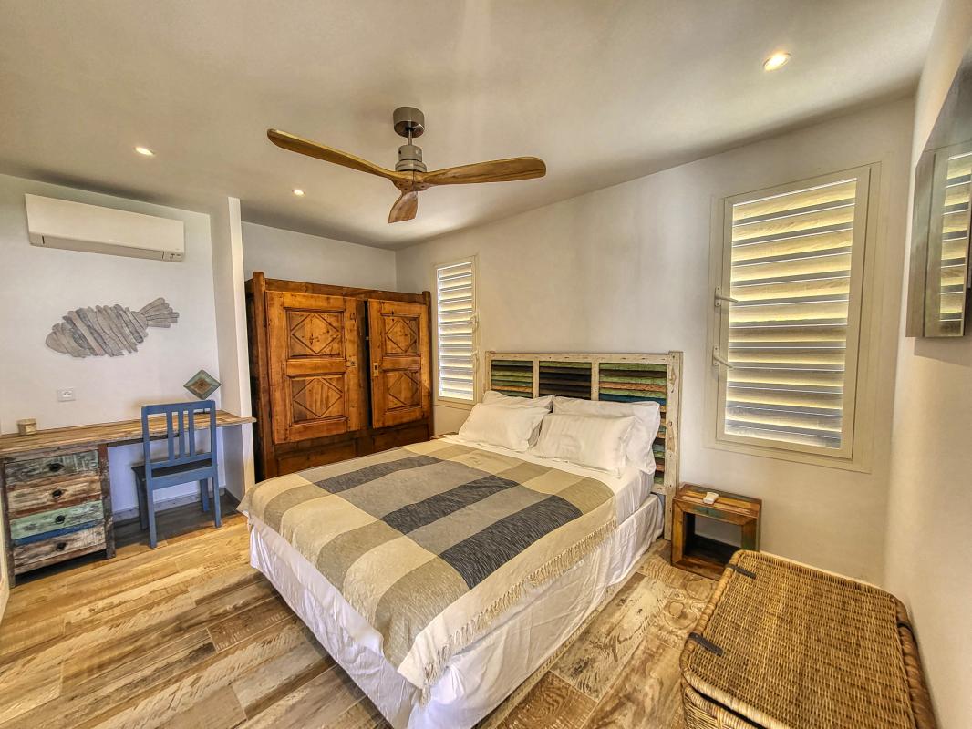 Location villa piscine vue mer Saint François Guadeloupe_chambre Annexe