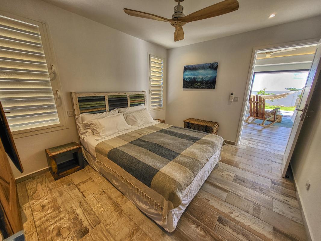 Location villa piscine vue mer Saint François Guadeloupe_chambre Annexe