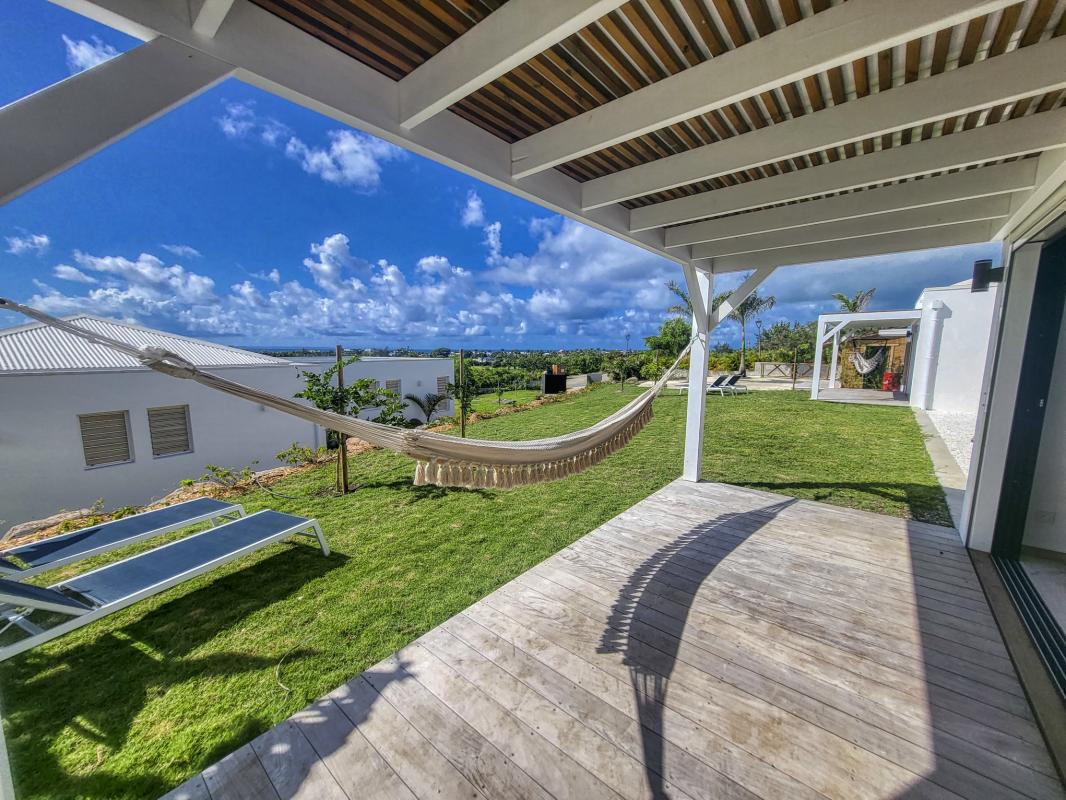 Location villa piscine vue mer Saint François Guadeloupe_terrasse Annexe