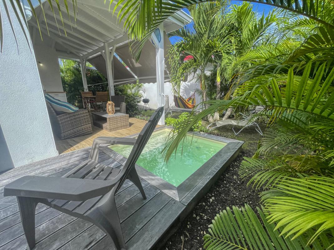 Location villa piscine Saint François Guadeloupe_piscine