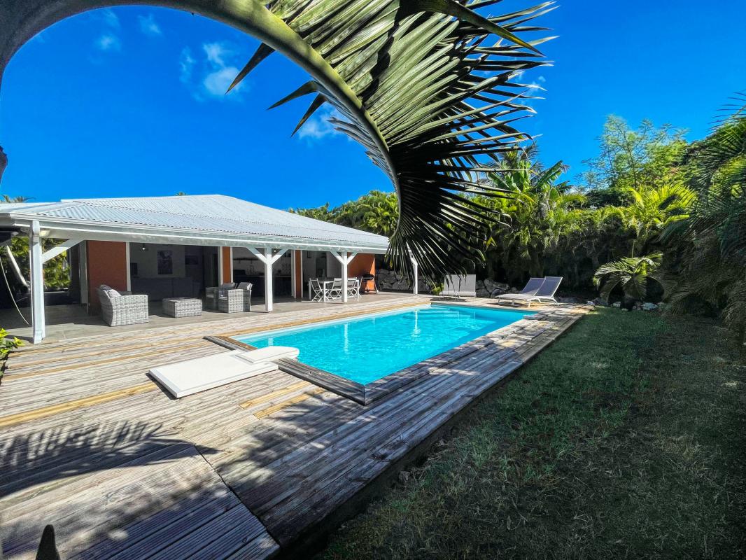 Location villa piscine Saint François Guadeloupe_piscine