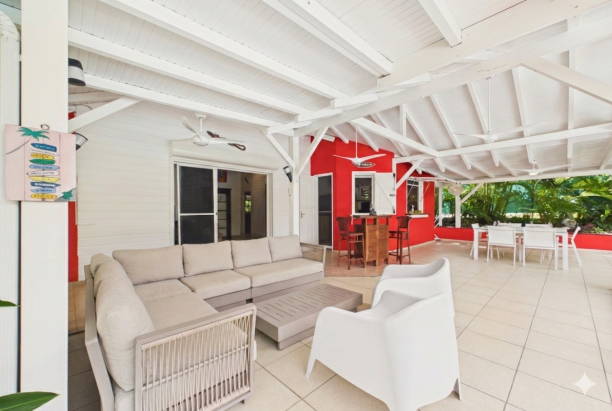 7.Location Villa piscine saint françois Guadeloupe_terrasse