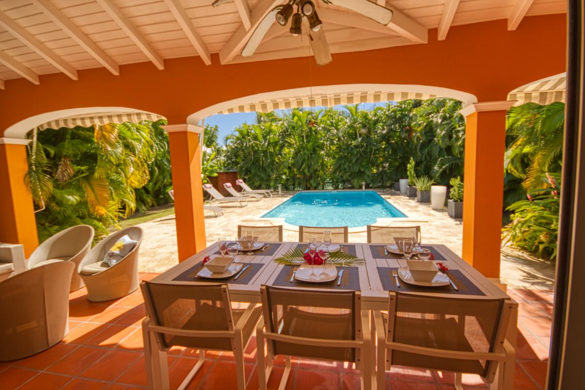 Location villa St François Guadeloupe - villa 3 chambres 6 personnes avec piscine