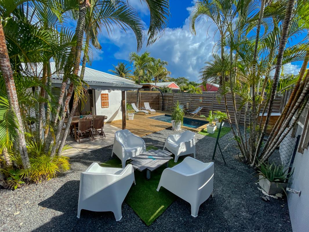 Rental villa Guadeloupe - terrace