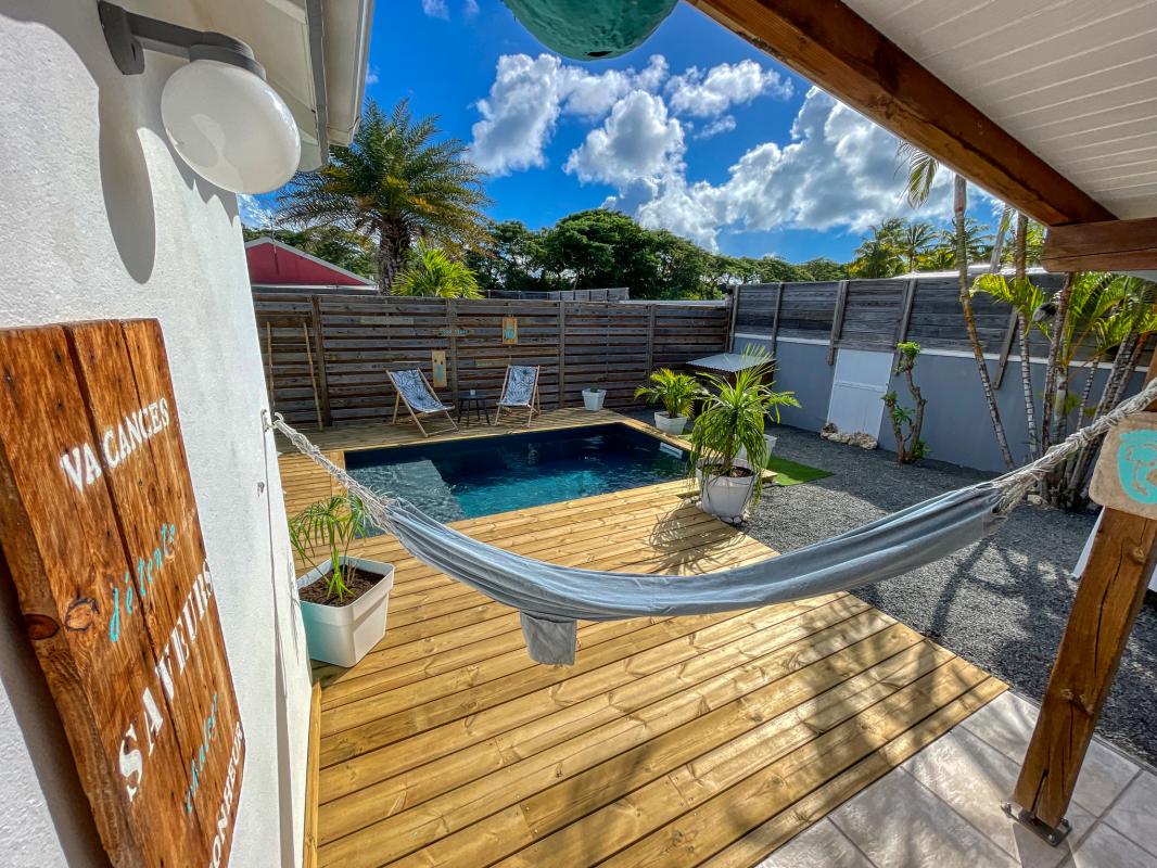 Location villa 2 chabres 4 personnes avec piscine - Saint François Guadeloupe