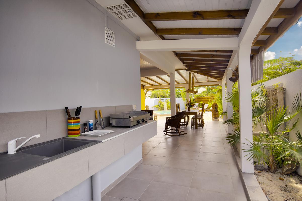 Charmante villa de ville avec piscine et 3 chambres à louer à Saint François en Guadeloupe
