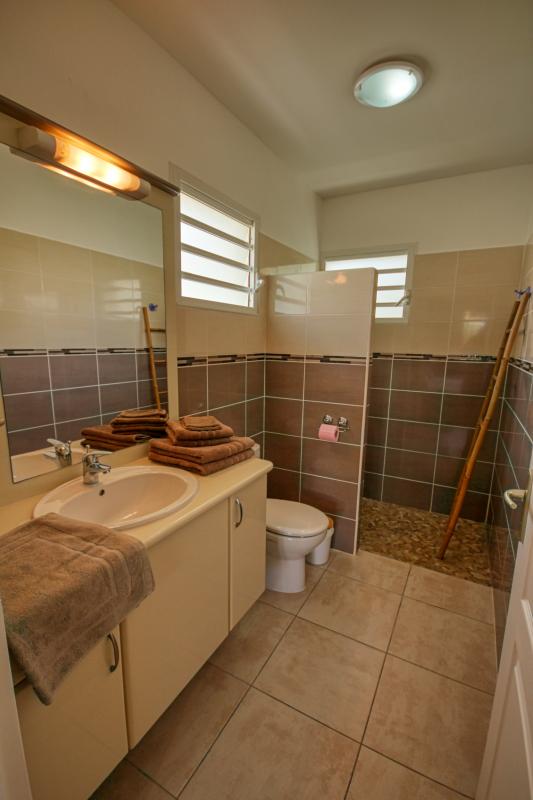 Villa with swimming pool in Guadeloupe - bathroom of bedroom 3