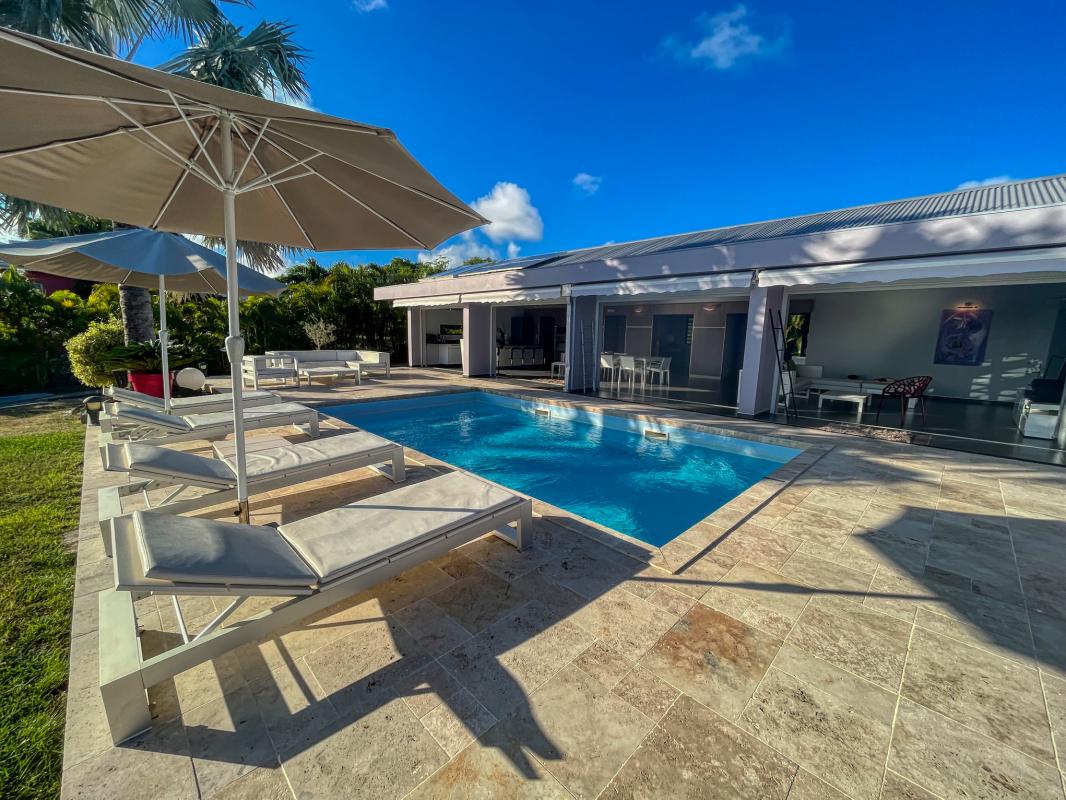 Location villa 4 chambres 8 personnes avec piscine à Saint François en Guadeloupe