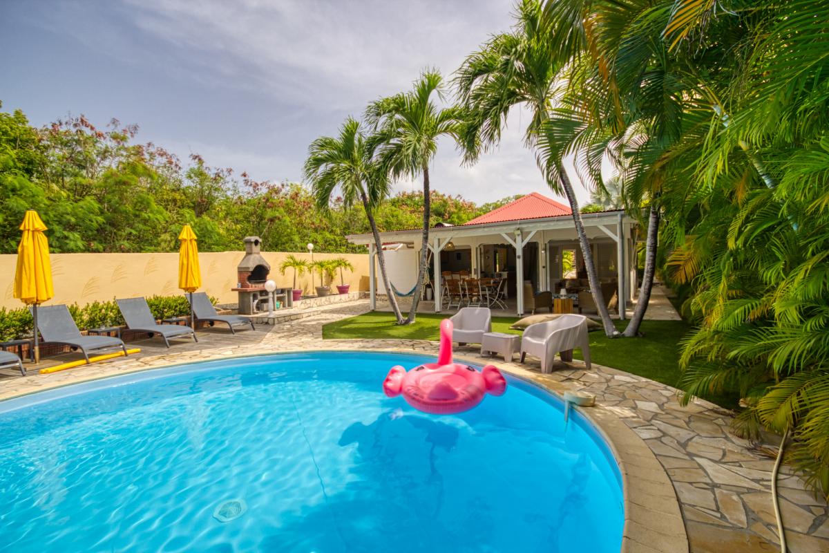 Rental villa Guadeloupe - living room