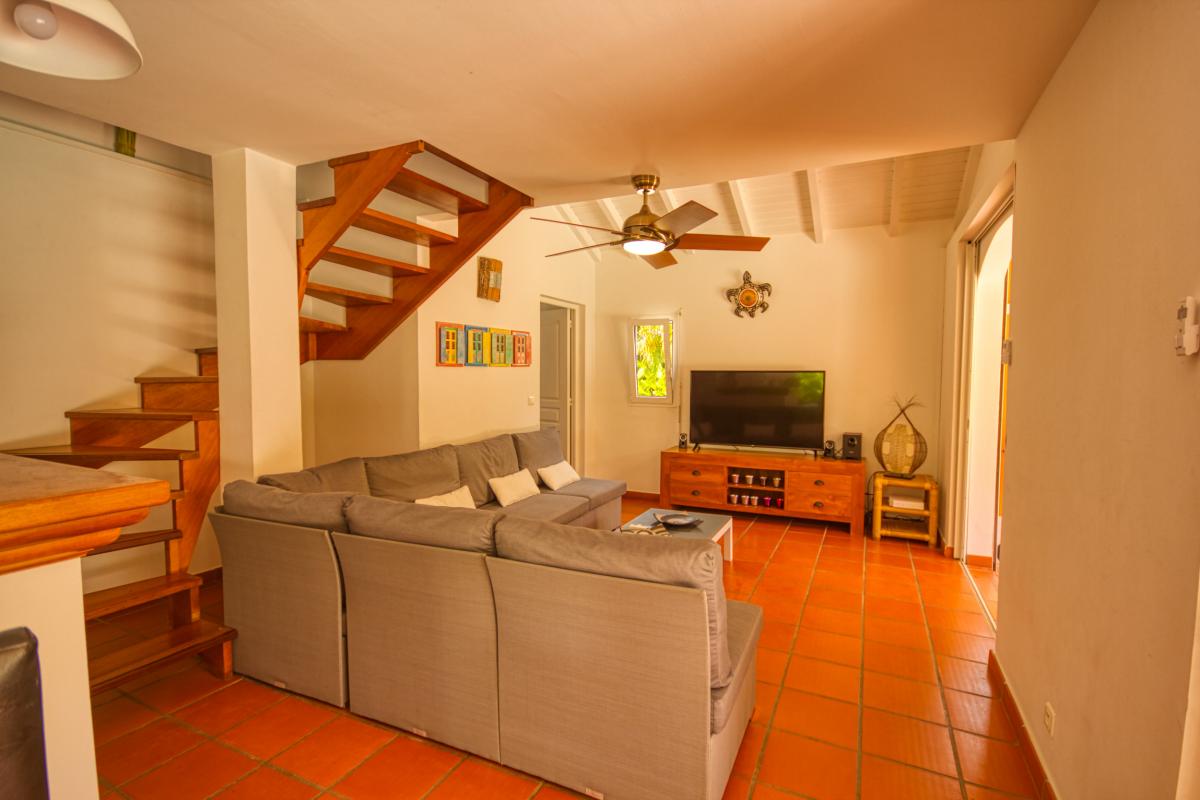 Villa Guadeloupe - the bedroom in mezzanine