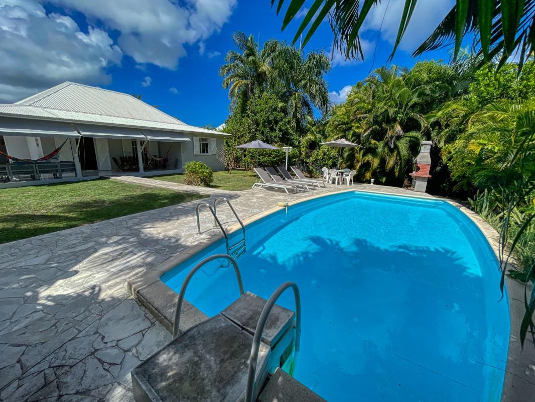 Location villa 3 chambres 6 personnes avec piscine saint françois Guadeloupe