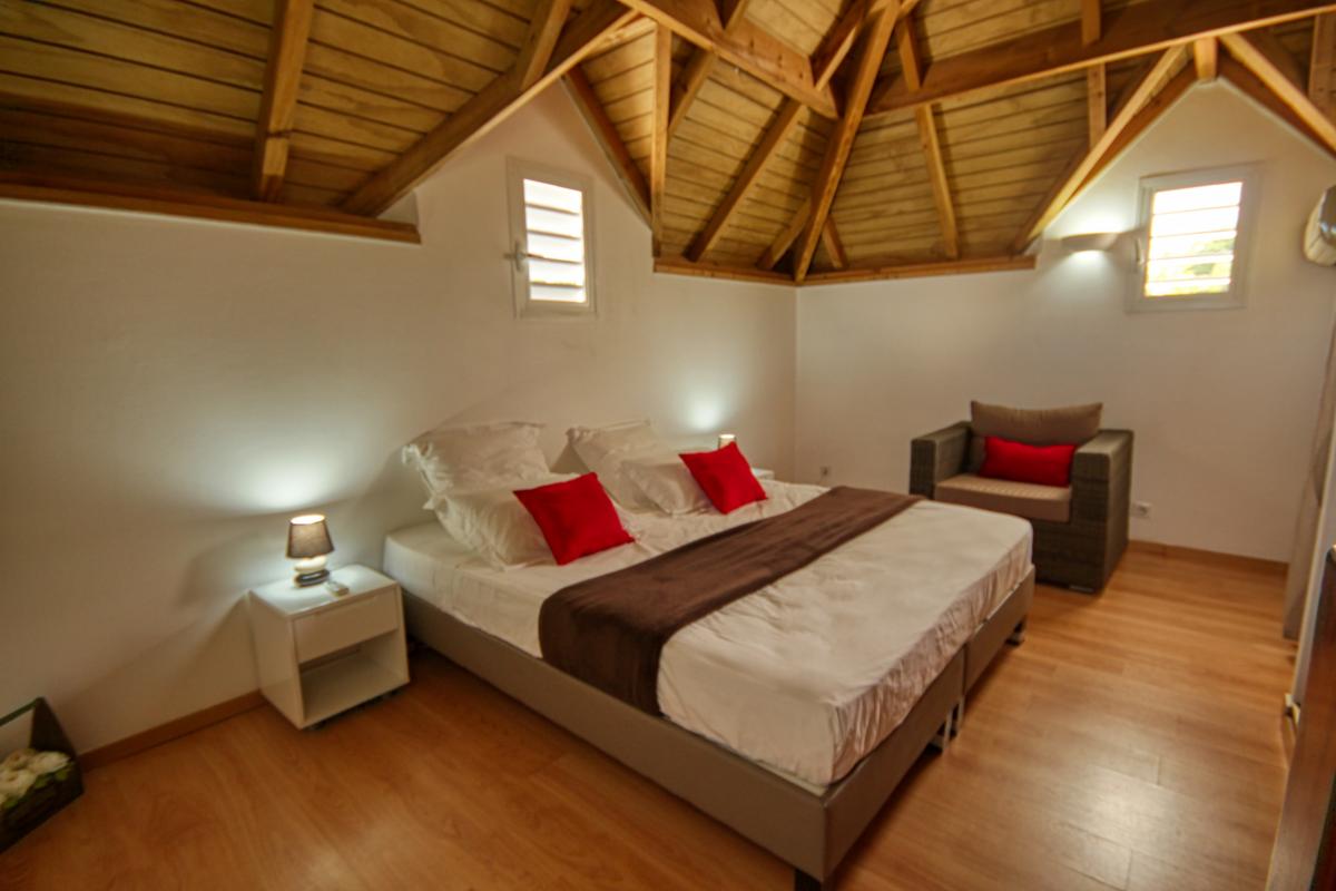 Rental villa Guadeloupe swimming pool - living room