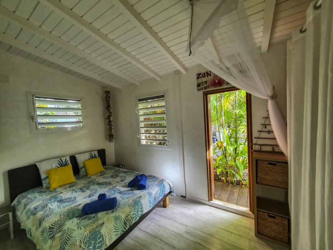 A louer bungalow piscine Saint François Guadeloupe - Chambre