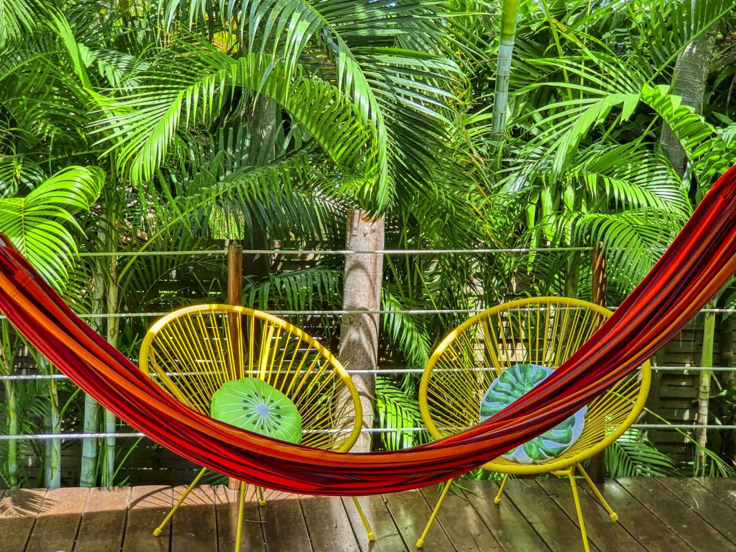 A louer bungalow piscine Saint François Guadeloupe - Terrasse