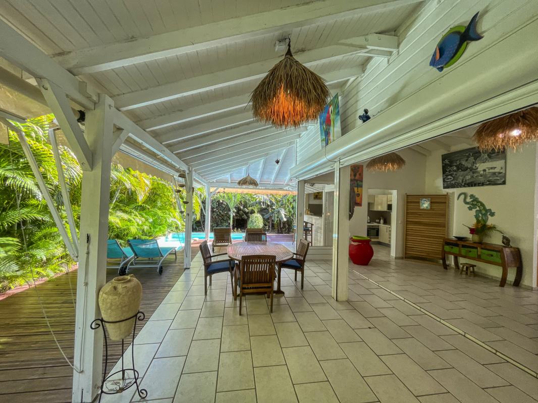 Villa à louer Saint François Guadeloupe__terrasse
