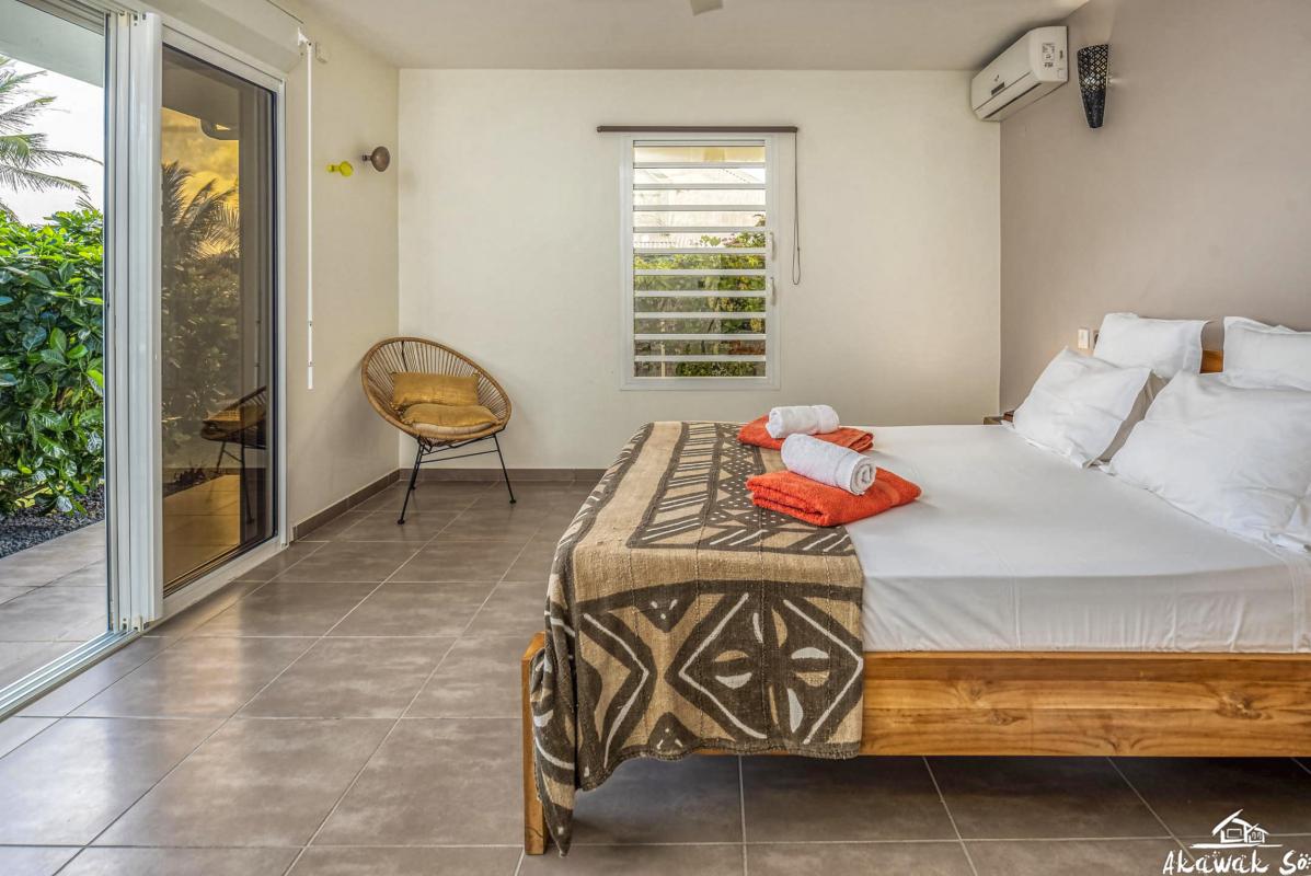 A louer villa 3 chambres Saint François Guadeloupe_ Chambre