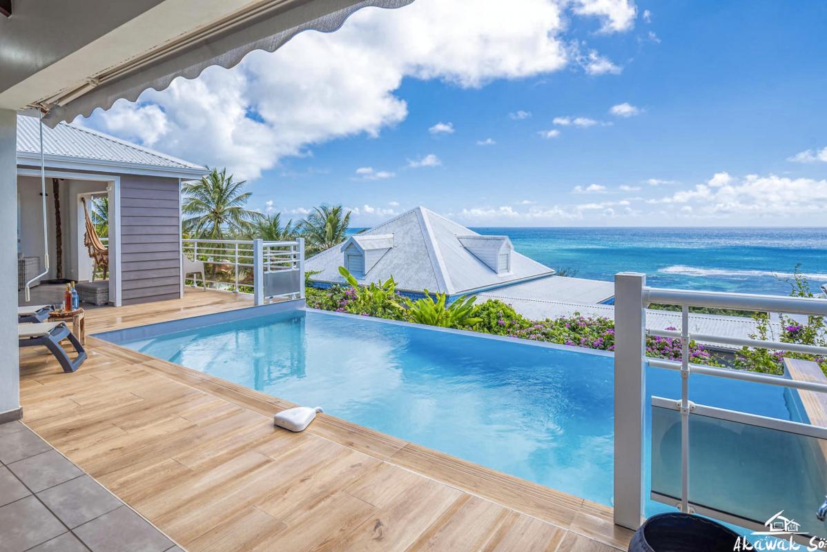 A louer villa 3 chambres Saint François Guadeloupe_ Piscine 