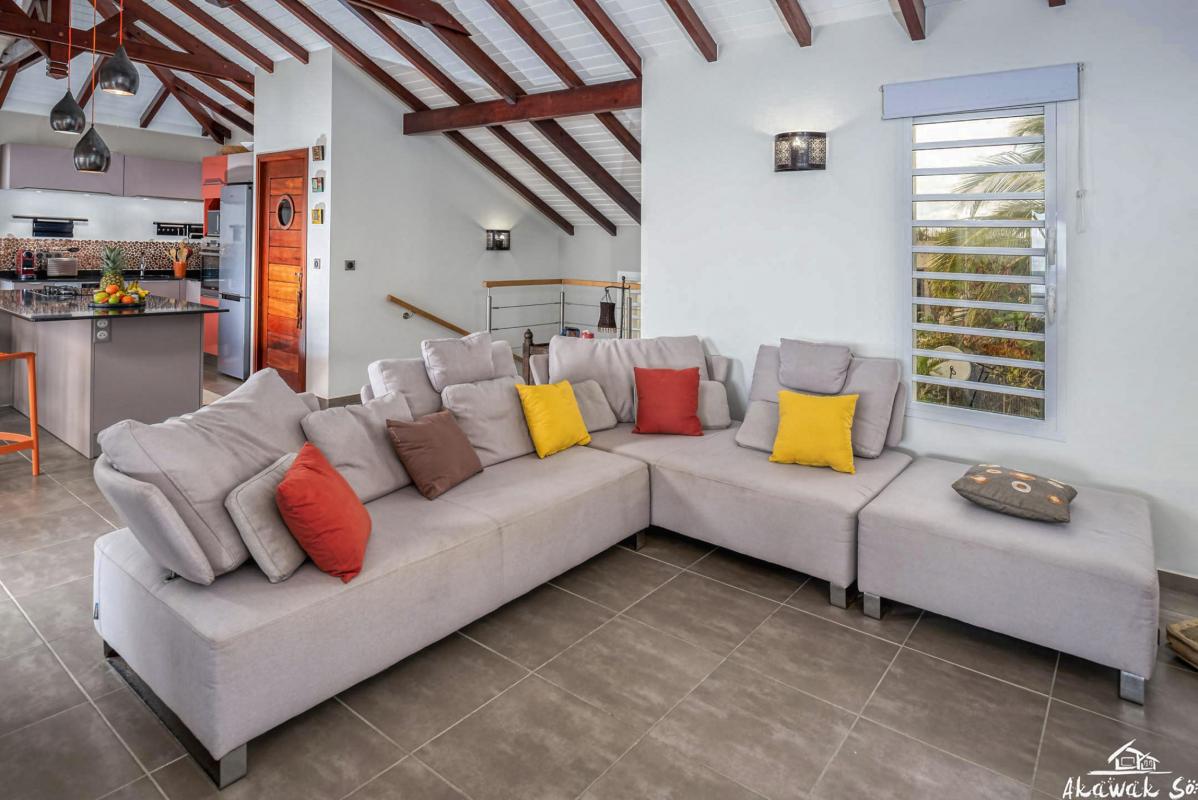 A louer villa 3 chambres Saint François Guadeloupe_ Salon 