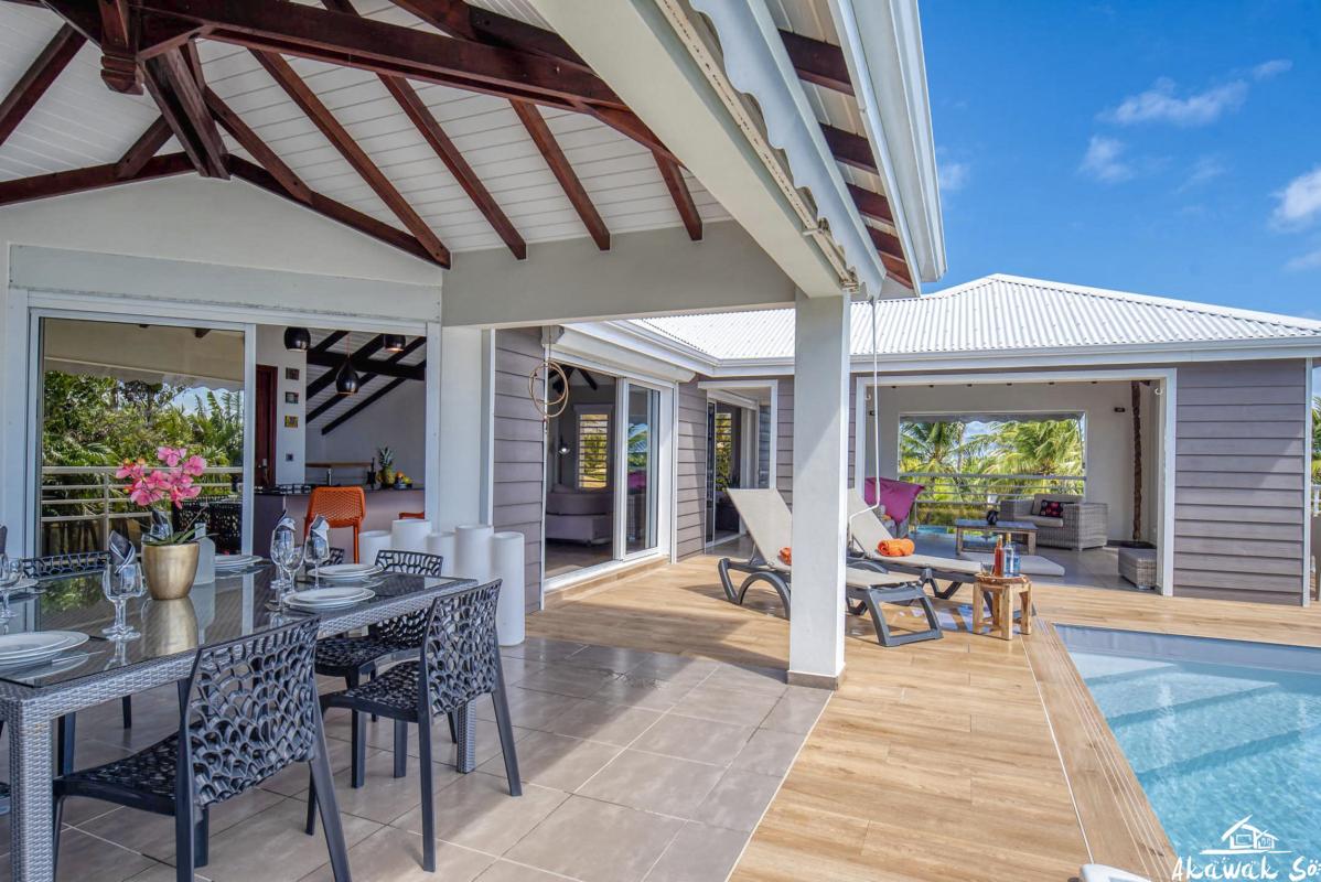 A louer villa 3 chambres Saint François Guadeloupe_ terrasse